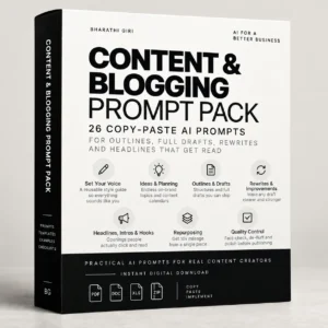 Content & Blogging Prompt Pack