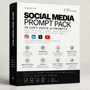 Social Media Prompt Pack Mockup