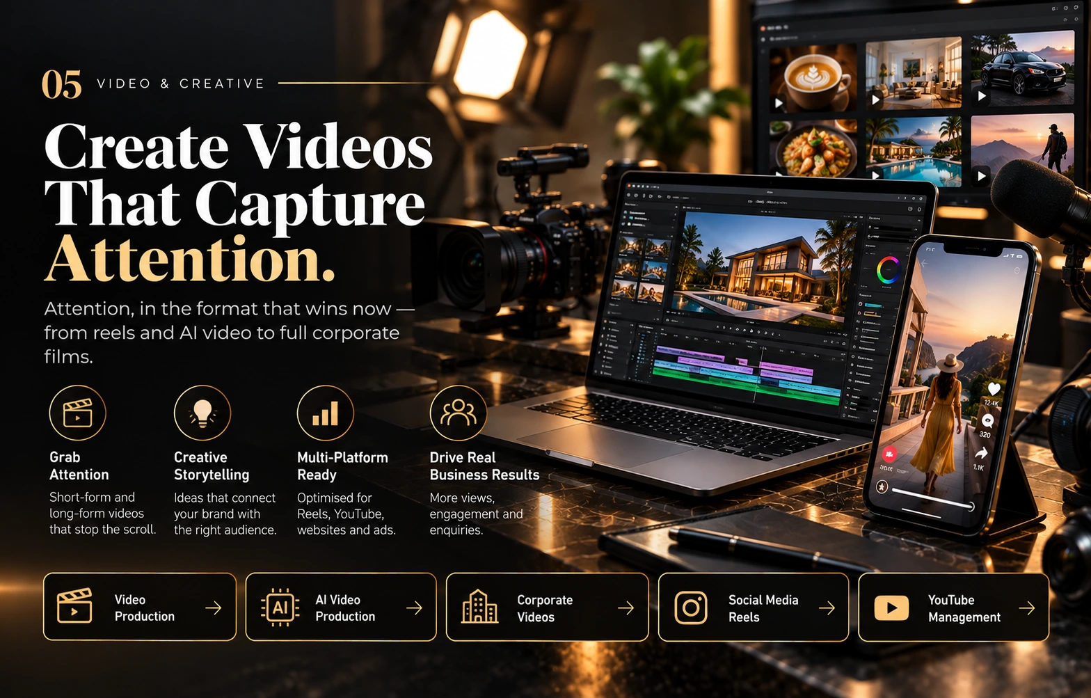 Video production and creative work